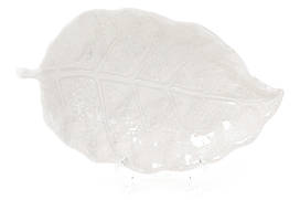Порцелянове Блюдо Лист, 22см, колір - білий BonaDi 727-110