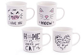 Кружка порцеляновий Meow, 400мл BonaDi 249-341