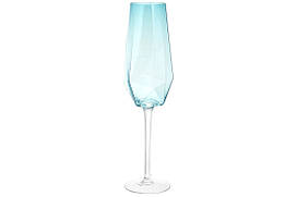 Келих для шампанського Monaco, 370мл, колір - крижаний блакитний BonaDi 579-227