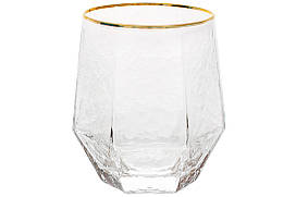Склянку з золотим кантом Marsel, 450мл BonaDi 579-235