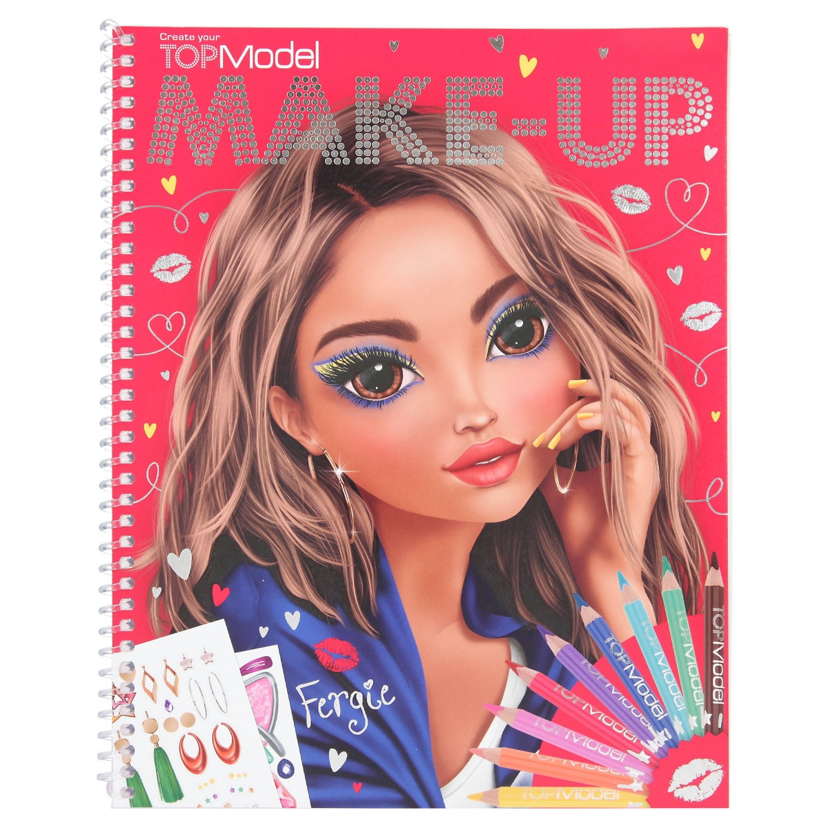 TOP Model Альбом Макіяж ТОП Модел для розфарбовування Макіяж 10728_C