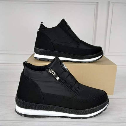 Жіночі кросівки на хутрі дутики, фото 1