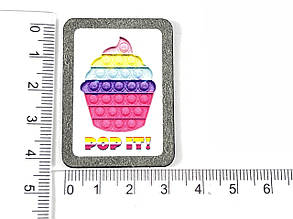 Нашивка Pop it 35х45 мм, фото 2