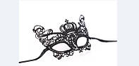 Женская ажурная маска для маскарада, реквизит для косплея, выпускного вечера и вечеринки, костюм для хэллоуин