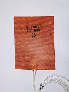 Гнучка гріюча пластина 220Вт, 400В, 152х203мм