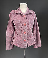 Пиджак стильный Roxy Jean, Quicksilver, микровельвет, розовый, Разм S (10), Как новый