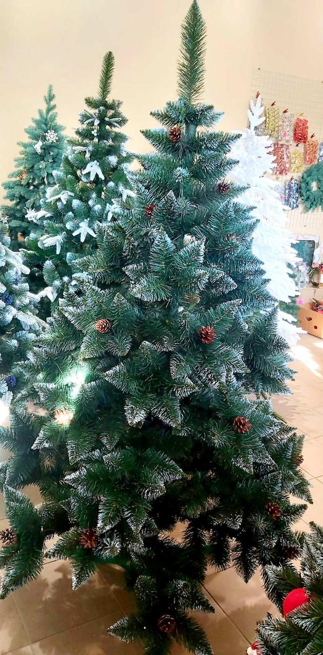 Штучна елітна ялинка з шишками 1.30 м