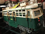 Трамвай металевий зелений 32x11x15cm Reinart Faelens Kunstgewerbe (ціна за 1 стулку), фото 10