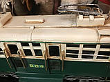 Трамвай металевий зелений 32x11x15cm Reinart Faelens Kunstgewerbe (ціна за 1 стулку), фото 9