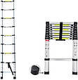 Драбина телескопічна переносна, 13 сходинок, (до 150 кг),3.8 м - XL-Tools, фото 3