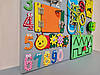 Розвиваюча дошка розмір 30*40 Бизиборд для дітей "Дверцята" на 26 елементів, фото 3