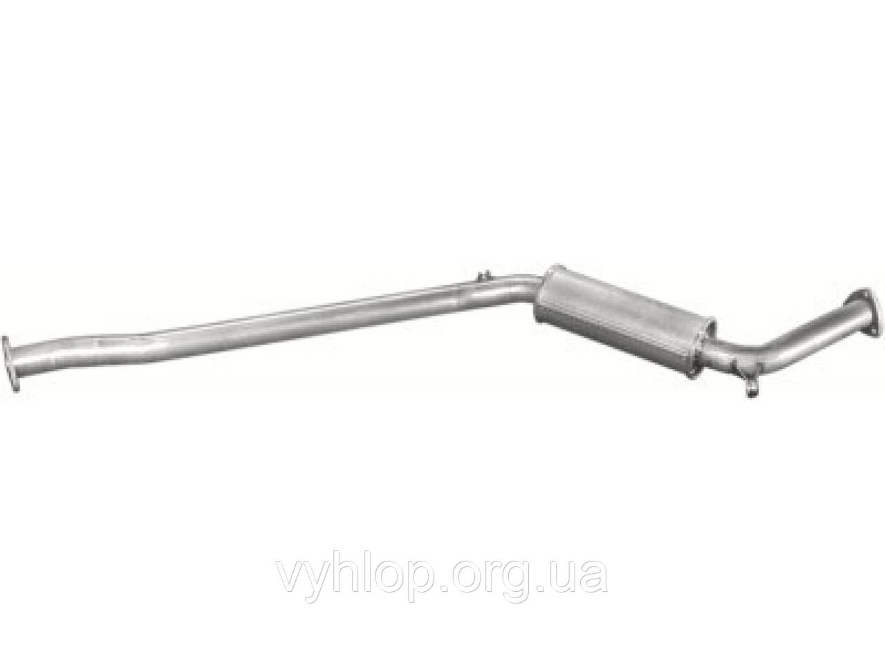 Резонатор Фіат Крома (Fiat Croma) 2.0 i.e.S kat 86-90 (07.36) Polmostrow алюминизированный