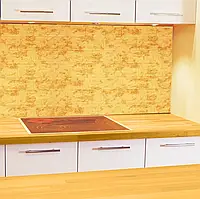 Декоративна панель 3D гнучка, стінова 10 шт., коричнева, 70х77