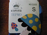 Дитячі махрові термошкарпетки "Корона". р. S. Дівчинка, фото 4