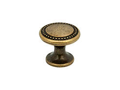 Ручка меблева кнопка GIFF 7/142 антична бронза