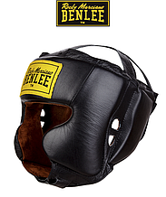 Шолом для боксу захисний боксерський шолом для змагань Benlee TYSON S/M, чорний