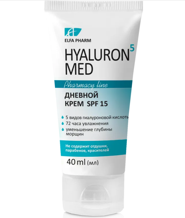 Денний крем Elfa Pharm Hyaluron5 MED SPF 15 40 мл