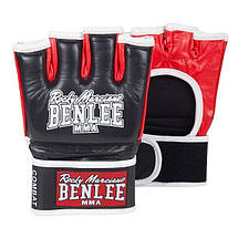 Боксерські рукавички Benlee MMA COMBAT/ L /Шкіра / чорні, фото 4