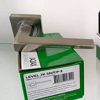 Дверная ручка на розетке AJAX LEVEL JK SN/CP-3 Матовый никель/хром