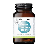 Органический Корень Радиолы 400 мг 30 кап Viridian Organic Rhodiola Root 400mg Англия Доставка из ЕС