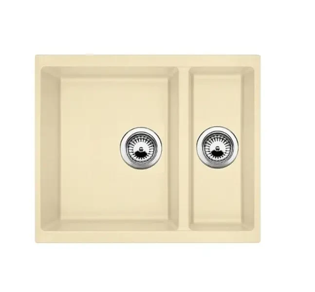 Кухонна мийка Fabiano Quadro 56x46x15 Cream, фото 1
