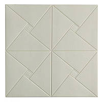 Самоклеющаяся декоративная потолочно-стеновая 3D панель оригами 700x700х6.5мм (173)
