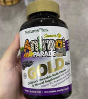 Вітаміни і мінерали для дітей Animal Parade Gold children's Multi-vitamin & Mineral 120 жувальних таб
