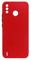 Силікон Tecno Spark6 Go red Square TPU