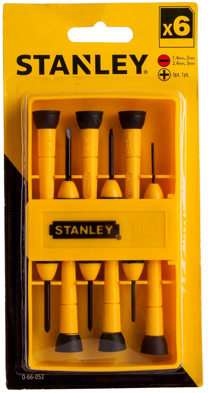 Набор отверток для точной механики Stanley 0-66-052 6 шт (0-66-052) - фото 1 - id-p1493429962