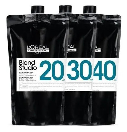 Питательный кремовый проявитель для осветленных волос 12% - Blond Studio Nutri Developer 1000 мл - фото 2 - id-p479179868