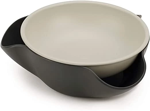 Піала 2-х рівнева з піддоном для збору сміття "Double Dish" 16.5х6.5см з пластику Joseph Joseph