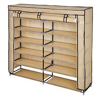 Тканевый шкаф для хранения обуви Shoe Cabinet 118х30х120 см