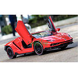 Машинка Lamborghini Centenario іграшка моделька металева колекційна 20 см Червоний (59246), фото 9