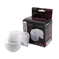 Датчик руху VELMAX V-ІМS-12 AC220-240V, кут 180°