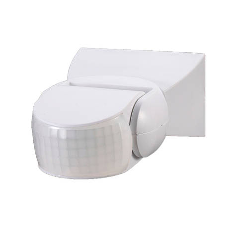 Датчик руху VELMAX білий V-ИМS-17 AC220-240V кут 180 ° (ST15) IP65, фото 1