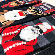 Новорічні чоловічі шкарпетки на подарунок Ekmen, фото 2