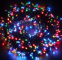 Новогодняя гирлянда 300 LED, IP44, Длина 24 М, Разноцветный свет голдшоп, фото 3