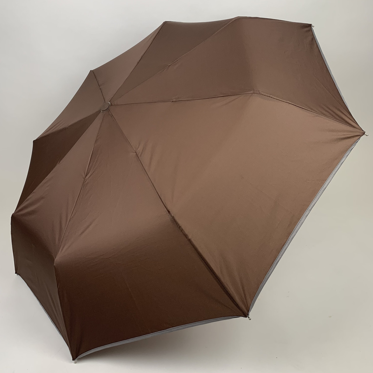 Жіноча парасоля-автомат на 8 спиць від Susino, коричневий, 06819-2