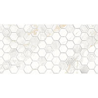 Плитка для стен Golden Tile Sentimento Hexagon SN0151 30*60 см белая
