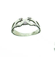 Кольцо серебряное с фианитом Размер (16) 2101600428