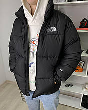 Пуховик The North Face зимовий чоловічий чорний розмір S, M, L