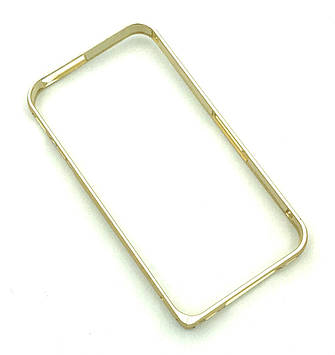 Чохол Бампер Metall Corner Lock iPhone 4/4S Gold