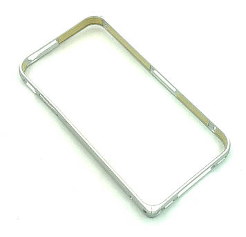 Чохол Бампер Metall Corner Lock iPhone 4/4S Silver