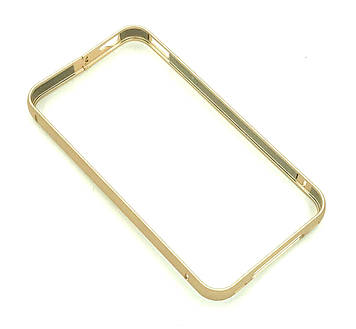Чохол Бампер Metall iPhone 4/4S Gold