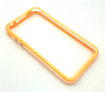 Чохол Бампер Plastic iPhone 4/4S Orange