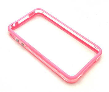 Чохол Бампер Plastic iPhone 4/4S Pink