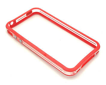 Чохол Бампер Plastic iPhone 4/4S Red