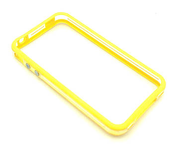 Чохол Бампер Plastic iPhone 4/4S Yellow