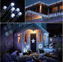 Новогодняя гирлянда 23 м 300 LED (Холодный белый) техно, фото 2