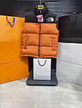 Чоловічий жилет The North Face Gucci M876 жовтогарячий S, М, фото 2